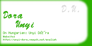 dora unyi business card